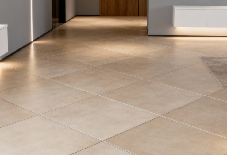 Pose carrelage en diagonale