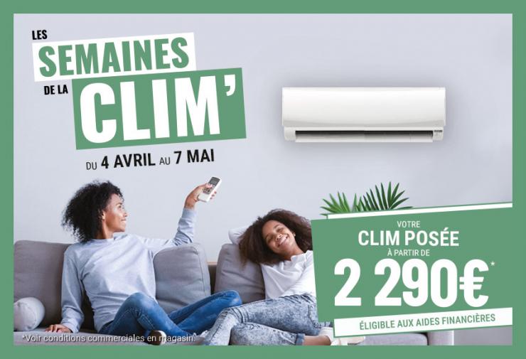 Profitez des Semaines de la Clim' !
