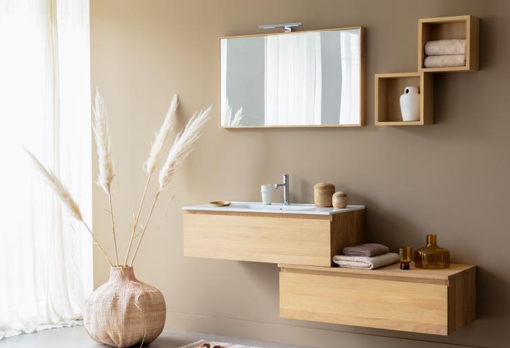 Malrieu - Salle de bains bois