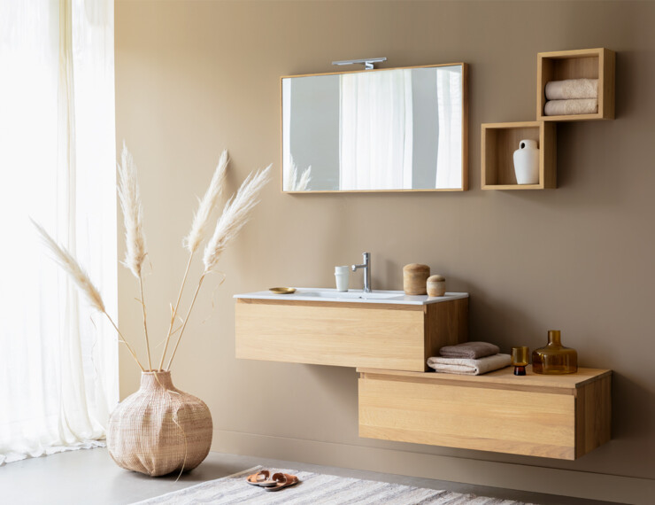 Malrieu - Salle de bains bois